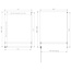 Best Design Douchecabine Dalis 100 x 80 x 200 cm met draaideur en zijwand, 8 mm helder glas met mat wit profiel