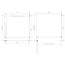 Best Design Douchecabine Dalis 90 x 90 x 200 cm met draaideur en zijwand, 8 mm helder glas met mat wit profiel