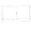 Best Design Douchecabine Dalis 100 x 90 x 200 cm met draaideur en zijwand, 8 mm helder glas met mat wit profiel