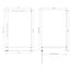 Best Design Douchecabine Dalis 140 x 90 x 200 cm met draaideur en zijwand, 8 mm helder glas met mat wit profiel