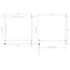 Best Design Douchecabine Dalis 100 x 100 x 200 cm met draaideur en zijwand, 8 mm helder glas met mat wit profiel
