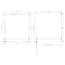Best Design Douchecabine Dalis 110 x 100 x 200 cm met draaideur en zijwand, 8 mm helder glas met mat wit profiel