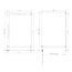 Best Design Douchecabine Dalis 120 x 80 x 200 cm met draaideur en zijwand, 8 mm helder glas met Desert Brown profiel