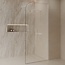 Best Design Inloopdouche Dalis Curve 100 x 200 cm, 8 mm helder glas met mat wit profiel
