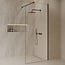 Best Design Inloopdouche Dalis Curve 80 x 200 cm, 8 mm helder glas met gunmetal profiel