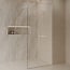 Best Design Inloopdouche Dalis Curve 80 x 200 cm, 8 mm helder glas met mat wit profiel