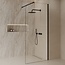 Best Design Inloopdouche Dalis Curve 80 x 200 cm, 8 mm helder glas met mat zwart profiel
