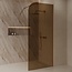 Best Design Inloopdouche Dalis Curve 120 x 200 cm, 8 mm Amber glas met Desert Brown profiel