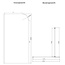 Best Design Inloopdouche Dalis Curve 120 x 200 cm, 8 mm Amber glas met mat goud profiel