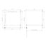 Best Design Douchecabine Dalis 80 x 80 x 200 cm met draaideur en zijwand, 8 mm Amber glas met gunmetal profiel
