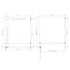 Best Design Douchecabine Dalis 90 x 80 x 200 cm met draaideur en zijwand, 8 mm Amber glas met mat goud profiel