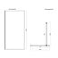 Best Design Inloopdouche Dalis 100 x 200 cm, 8 mm Amber glas met gunmetal profiel