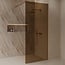 Best Design Inloopdouche Dalis 120 x 200 cm, 8 mm Amber glas met Desert Brown profiel