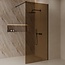 Best Design Inloopdouche Dalis 80 x 200 cm, 8 mm Amber glas met gunmetal profiel
