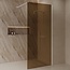 Best Design Inloopdouche Dalis 80 x 200 cm, 8 mm Amber glas met mat wit profiel