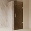 Best Design Nisdeur Dalis 70 x 200 cm, 8 mm Amber glas met chroom profiel