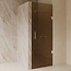 Best Design Nisdeur Dalis 80 x 200 cm, 8 mm Amber glas met chroom profiel