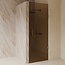 Best Design Nisdeur Dalis 90 x 200 cm, 8 mm Amber glas met gunmetal profiel