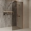 Best Design Inloopdouche Dalis Curve 120 x 200 cm, 8 mm Mocha glas met Desert Brown profiel