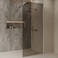 Best Design Inloopdouche Dalis Curve 90 x 200 cm, 8 mm Mocha glas met RVS profiel