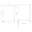 Best Design Douchecabine Dalis 120 x 90 x 200 cm met draaideur en zijwand, 8 mm Mocha glas met mat zwart profiel