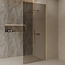 Best Design Inloopdouche Dalis 100 x 200 cm, 8 mm Mocha glas met mat goud profiel