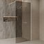 Best Design Inloopdouche Dalis 100 x 200 cm, 8 mm Mocha glas met mat wit profiel