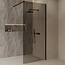 Best Design Inloopdouche Dalis 90 x 200 cm, 8 mm Mocha glas met mat zwart profiel