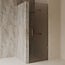 Best Design Nisdeur Dalis 70 x 200 cm, 8 mm Mocha glas met Desert Brown profiel
