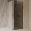 Best Design Nisdeur Dalis 80 x 200 cm, 8 mm Mocha glas met gunmetal profiel
