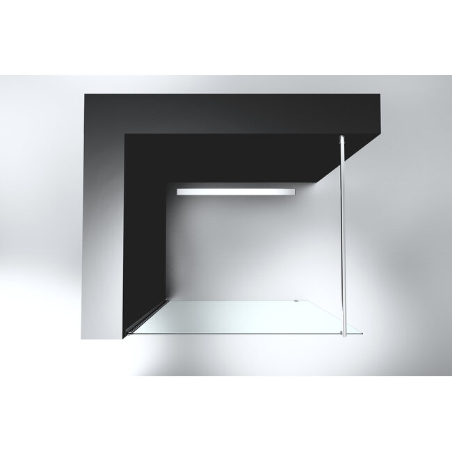 Best Design Inloopdouche Erico 70 x 200 cm, 8 mm glas met chroom profiel