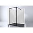 Best Design Inloopdouche For-You 90 x 200 cm, 8 mm glas met zwart profiel