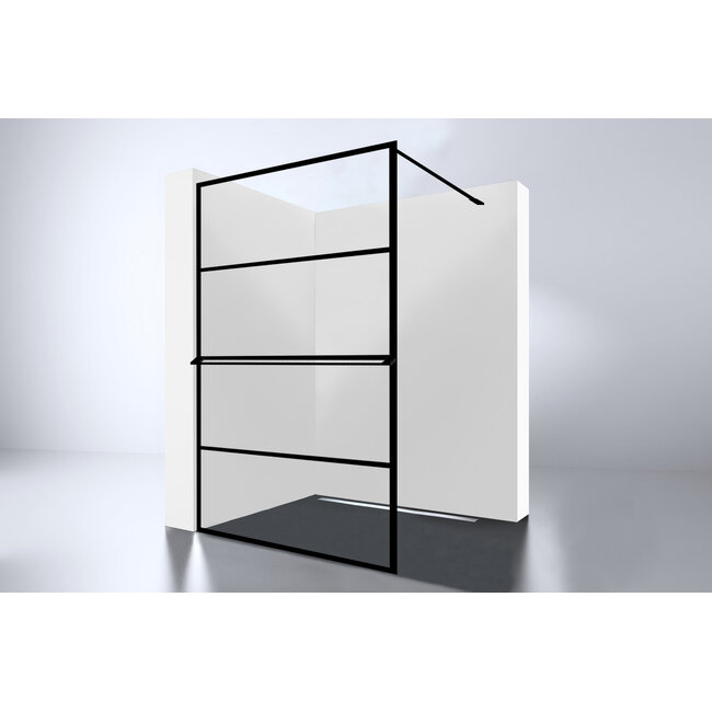 Best Design Handdoekbeugel Noire voor inloopdouche 120 cm zwart