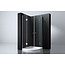 Best Design Douchecabine Erico kwartrond 100 x 100 x 190 cm met 2 draaideuren, 8 mm glas met chroom profiel