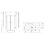 Best Design Douchecabine Erico kwartrond 100 x 100 x 190 cm met 2 draaideuren, 8 mm glas met chroom profiel