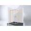 Best Design Douchecabine Hulmer 120 x 90 x 210 cm met 2 schuifdeuren, 8 mm glas met mat goud profiel