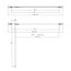 Best Design Nisdeur Arkos 90 x 200 cm, 8 mm glas met mat goud profiel