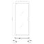 Best Design Nisdeur Baron 90 x 200 cm, 8 mm glas met zwart profiel