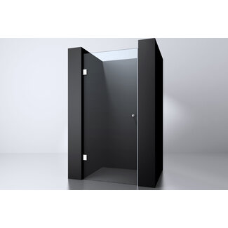 Best Design Nisdeur Erico 90 x 200 cm, 8 mm glas met chroom scharnieren