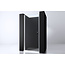 Best Design Nisdeur Erico 80 x 200 cm, 6 mm glas met chroom profiel
