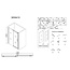 Best Design Schuifdeur voor nis Erico 110 x 200 cm, 8 mm glas met chroom profiel