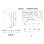 Best Design Pendeldeur Erico voor nis 79-83 cm, 6 mm glas met chroom profiel