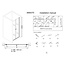 Best Design Pendeldeur Erico voor nis 89-93 cm, 6 mm glas met chroom profiel