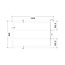 Best Design Douchebak Schutz 140 x 90 x 3 cm composiet mat wit antislip