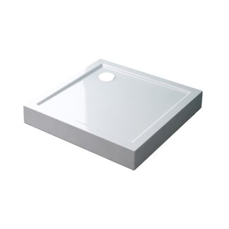 Best Design Opbouwdouchebak Project vierkant 100 x 100 x 14 cm acryl glans wit