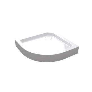 Best Design Opbouwdouchebak Project kwartrond 80 x 80 x 14 cm SMC glans wit