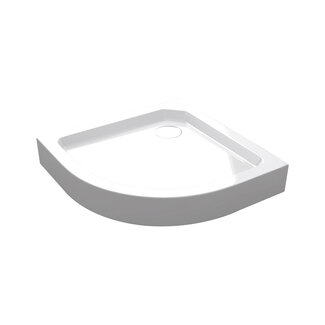 Best Design Opbouwdouchebak Project kwartrond 90 x 90 x 14 cm SMC glans wit