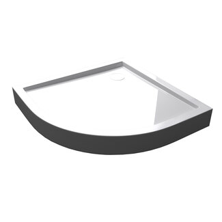 Best Design Opbouwdouchebak Project kwartrond 100 x 100 x 14 cm acryl glans wit