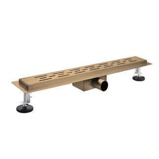 Aloni Complete douchegoot 60 cm bruin brons