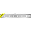 Xellanz Douchegoot 40 cm met flens en rooster geborsteld RVS